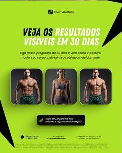 Carrossel de Fitness gerado no Nexus Content